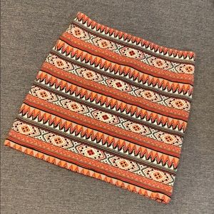EUC forever 21 tribal mini skirt